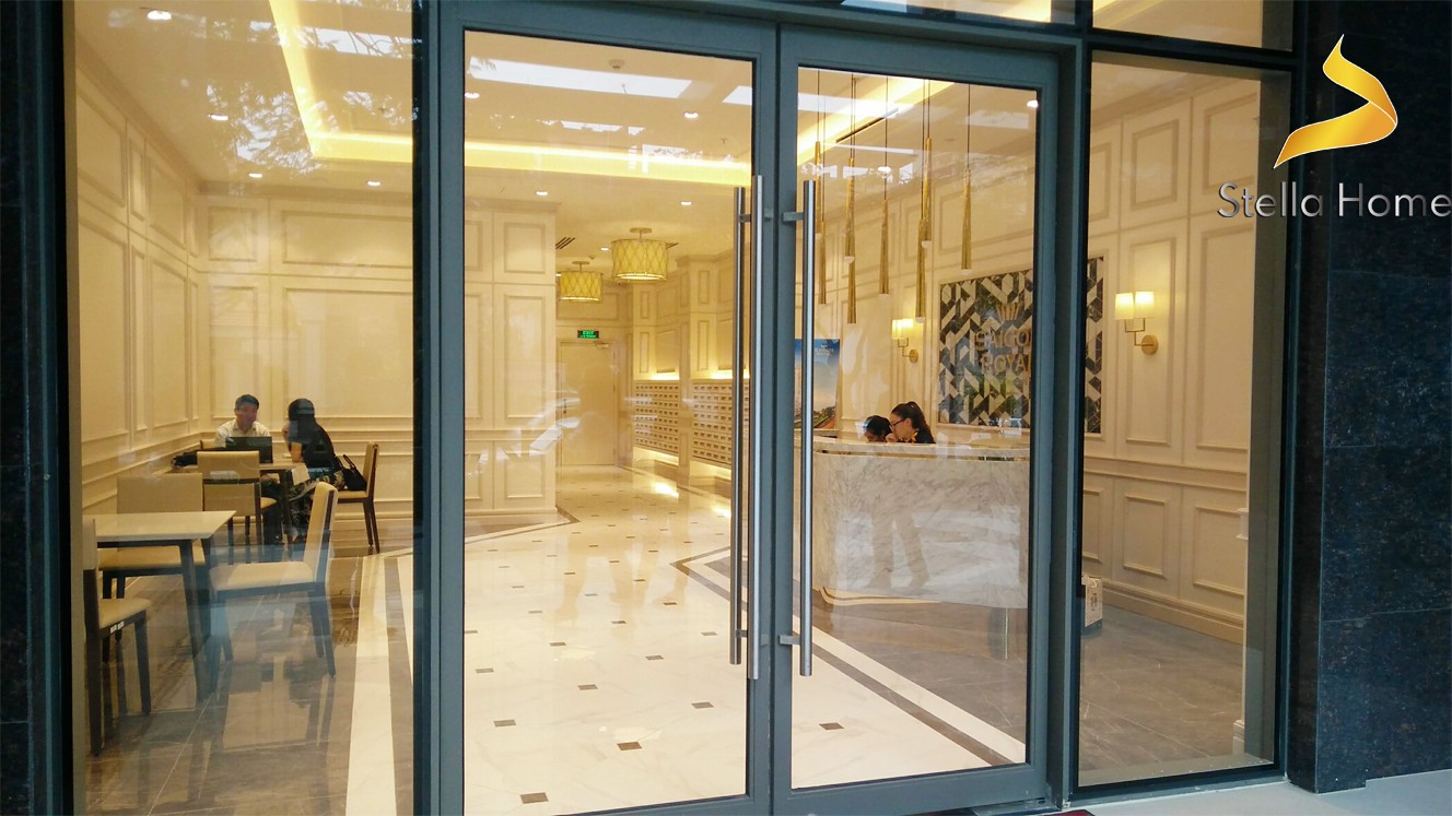 Sảnh lễ tân tháp officetel Sảnh lễ tân tháp officetel