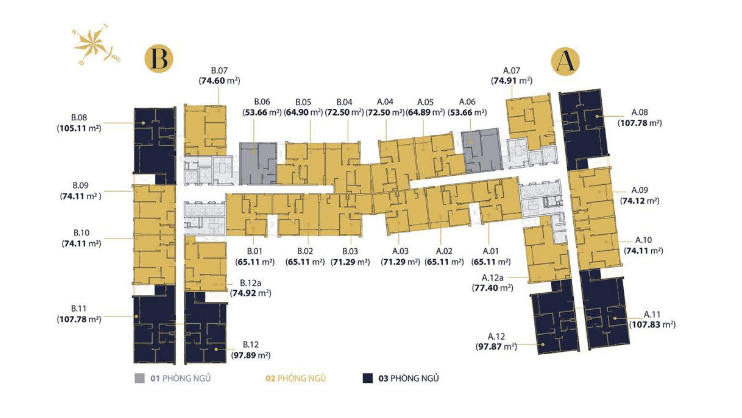 Overview plan of Masteri Millenium