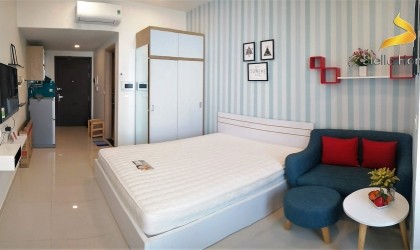 Căn hộ studio đầy đủ nội thất tại RiverGate Quận 4 cho thuê miễn phí Hồ bơi và phòng Gym Căn hộ studio đầy đủ nội thất tại RiverGate Quận 4 cho thuê miễn phí Hồ bơi và phòng Gym