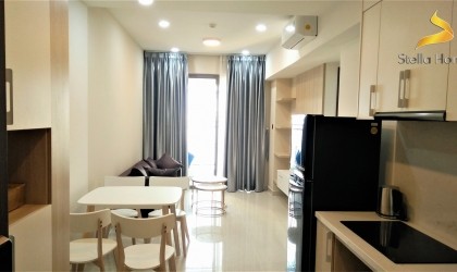 Modern apartment 2 bedrooms on high floor fully furnished for rent at Saigon Royal in D4 Modern apartment 2 bedrooms on high floor fully furnished for rent at Saigon Royal in D4