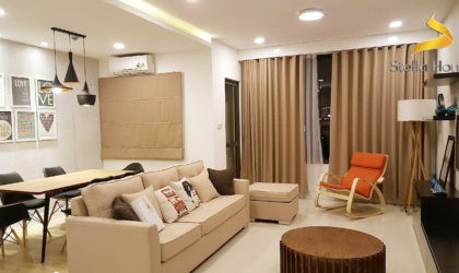 Apartment 2 bedrooms for lease at Icon 56, nice decoration and large living room Apartment 2 bedrooms for lease at Icon 56, nice decoration and large living room