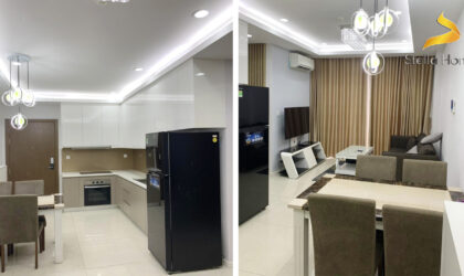 Nice apartment for rent at Masteri Millennium in District 4, 2 bedrooms fully furnished on high floor Nice apartment for rent at Masteri Millennium in District 4, 2 bedrooms fully furnished on high floor